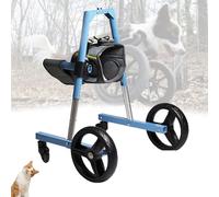 Générique Fauteuil roulant for chien for pattes avant, chariots for chien réglables, cadre en aluminium léger avec poignée, fauteuil roulant for animaux de compagnie, marche des membres avant, récupér