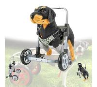 Générique Fauteuil roulant for chien petit for pattes avant, chariots for chien réglables et légers à 4 roues, fauteuil roulant for animaux de compagnie avec aides à la mobilité for la marche des memb