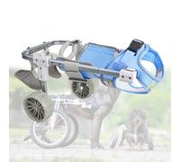 Générique Fauteuil roulant réglable for chien for pattes arrière, chariots légers à 2/4 roues for animaux de compagnie, aides à la mobilité for la marche des membres arrière for les pattes arrière han