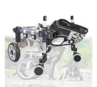 Générique Fauteuil roulant réglable for chien for pattes arrière, chariots légers à 2/4 roues for animaux de compagnie, aides à la mobilité for la marche des membres arrière for les pattes arrière han