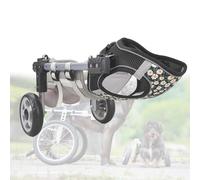 Générique Fauteuil roulant réglable for chien for pattes arrière, chariots légers à 2/4 roues for animaux de compagnie, aides à la mobilité for la marche des membres arrière for les pattes arrière han