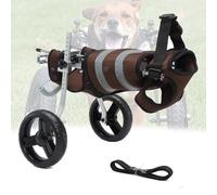 Générique Fauteuil roulant réglable for chiens, chariot léger à 2 roues for petits et moyens chiens, aide à la mobilité des membres postérieurs for chiens, attelle for pattes et soutien des hanches(Gr