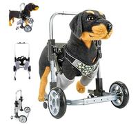 Générique Fauteuil roulant réglable for pattes avant, petit chariot à 4 roues, fauteuil roulant for animaux de compagnie avec aide à la marche des membres avant, léger for les pattes avant faibles, su