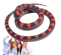 Générique Faux Serpent - 70 Cm Jouet Serpent en Caoutchouc, Jouets De Farce De Décoration De Serppent Réaliste,Serrpent Jouet De Qui Semble Réel, Jouets De Farces, Cadeaux De Fête pour Les Enfant
