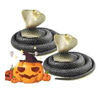 Générique Faux Serpent Jouet de Farce,Accessoire de Blague Statue Animale - Serpent en Caoutchouc pour Blague - pour Anniversaire Journée des Poisson d'Avril Maison Salle de Classe