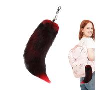 Générique Faux tailKey Chain | Creative Furry Tails keychainFluffy Fox tail- Stylish Bag Charm Pendant Novel Furry tailAnimal tailkeychainfor Lover Mother Friend
