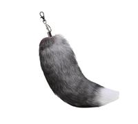 Générique Faux tailKeychain,Creative Furry Tails keychainFluffy Fox tail| Stylish Bag Charm Pendant Novel Furry tailAnimal tailkeychainfor Lover Mother Friend