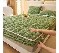 Générique Fazi Gadgets Elastic Bed Sheets, Elastic Bed Sheets, Various Sizes, Soft Comfortable, Plush Fluffy for All Beds (Green,Twin)