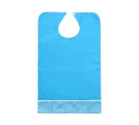 Générique Feeding Apron - Washable Guard for Eating | Spill Stopper with Pocket Trough & Synthetic Fabrics for Gentlemen, Parents, Nursing and Retirement Healthcare Hospitality Supplies