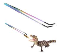 Générique Feeding Tongs, Stealtweezers,10.39 inches, Little Picker Grab Tool, Non Slip Grip Design, for Aquarium, Terrarium, Feeding Tank, Cage, Pet Care, Lizard Home, Frog Corner