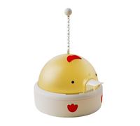 Générique Feline Food Puzzle - Intelligent Motorized Pet Teaser | Battery Operated Rolling Sphere with Adjustable Portions & Interactive Training Logic for Exercise, Feeding, Play and Floor