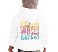 Générique Felpa Con Cappuccio e Felpa Senza Cappuccio per Bambina 3-14 Anni, morbida e confortevole, Girocollo, ideale per Scuola e attività quotidiane, vestibilità Casual (White, 9-10 Years)