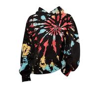Générique Felpa Con Cappuccio per Bambini Con Stampa 3D, morbida in Misto Cotone, Giacca Casual Primavera-Autunno, regolabile per Bambini 2-8 Anni (Black, 9-10 Years)