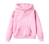 Générique Felpa Con Cappuccio per Bambini Con Stampa di Cavallo, Maniche Lunghe, Cotone morbido, vestibilità comoda, Regalo ideale per piccoli Amanti Degli animali dai 4 AI 9 Anni (8-9 Years)