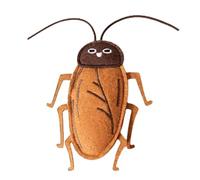 Générique Felt Cat Toy with Catnip, Realistic Simulation Cockroach Toy, Funny Sound Cat Toy, Lovely Cat nip Toys for Kittens, Interactive Catnip Toy for Playful Cats, stimulates Hunting Instincts