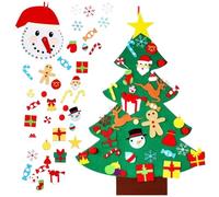 Générique Felt Craft Kits, Felt Christmas Tree, School Apartment Retail Store Displays, Holiday Decoration Art Crafts for Classroom, Small Space Bedroom Home Living Room