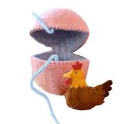 Générique Felted Easter Eggs, Dangling Tree Ornaments, Spring Party Decor with Funny Design Feature, Basket Stuffer Toy, Home Decor with Handmade Style, Holiday Decoration for Studio and Restaurants