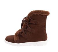 Générique Femme Botte Knee High à boucles Cuir Bottines femme Couleur unie Vintage Casual Femmes Bottes loisirs à talon carré classiques Elégantes Mode Femelles Bottillon Vintage Souple Travail