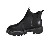 Générique Femme Bottine Chelsea Courte Cuir Verni Bottes pour femmes Couleur unie Imperméables rétro Femme Boots loisirs à talon carré classiques Femelles Bottillon Casual Chaudes Automne