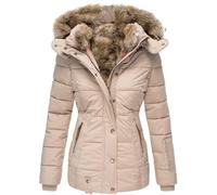 Générique Femme Hiver Manteau,Manteau Hiver Femme Automne Double Boutonnage Blazer Blouson Chaud Hiver Décontractée Doux Capuche Amovible Seule Blazer Coupe-Vent Couleur Unie Classique