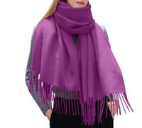 Générique Femme Homme Echarpe Hiver Chaud en Cachemire Imitation Doux écharpe épais Pull Châle Mode écharpe Fraîche Cadeau Unisexe Cadeau Noël