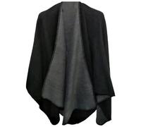 Générique Femme Poncho Polaire ? Châle Polaire Cape Chaud D'Hiver Couverture Chaude Oversized Plus Size,Cape Hiver Femme,Comme Manteau Pliable Elegant Coupe Vent