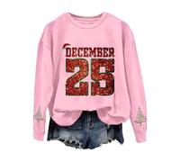 Générique Femme Pull Moche De Noël Grande Taille Manches Longues Tops Moche Xmas Sweat-Shirt Rigolo Haut Tee Shirt Renne Imprimé Tunique Sweats Col Rond Chaud Sweatshirt San Capuche Pas Cher Pullover