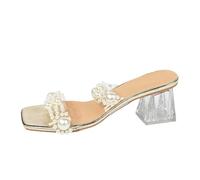 Générique Femme Scandales Hauts Bout Ouvert Recouvert Sandales Plateforme Compensées Chaussure Marche Femme Légères Confortables Élégantes (Gold, 37)