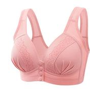Générique Femme Soutien-Gorge Bouton Devant sans Armatures Grand Maintien Posture Control Push Up Brassière Soutien Gorge Post Operatoire Sport Fermeture Devant sans