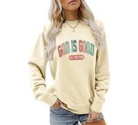 Générique Femme Sweat-Shirt Mode,Sweat Oversize Pull Col Rond Coupe Ample Hiver Chaud Chic Hip Pop Tops Noir Sweatshirt sans Capuche pour Adolescentes Et Femmes Vintage