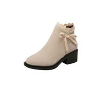 Générique Femmes Bottes Courte daim Talon moyen Chaussures de botte pour femme rétro Moderne Travail Bottillons Femme Cowboy Confortable Imperméables Souple Elégantes Chaudes cuir véritable