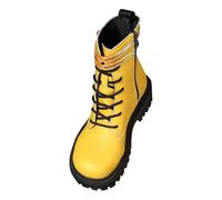 Générique Femmes Bottes Mi-Mollet plates à boucles Bottes pour femme rétro loisirs à talon carré bottines pour femmes classiques cuir véritable colorées Bottillons Femme Souple Moderne Automne Hiver