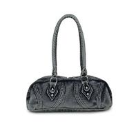 Générique Femmes Denim Simple Participation Épaule Grande Capacité Tendance Designer Sac à Main Réglable Slouchy Sac fourre-tout Vintage Sac Aisselles, bleu, 320*110*120mm/12.6*4.33*8.66Zoll