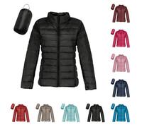 Générique Femmes Doudoune Ultra Légère Courte Veste Duvet Chaud Hiver Compressible Blouson,Femme Manches Longues Duvet Manteau Matelassé Automne Col Montant Blousons d'Extérieur Décontracté