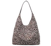 Générique Femmes Imprimé Léopard - Sac à bandoulière Poignée supérieure Sac élégant Sac de banlieue simple pour un usage quotidien, beige, 13.78*4.33*10.24inch