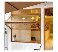 Générique Fenêtre coulissante Pliante en Alliage d'aluminium pour Chariot de Restauration, Largeur et Hauteur Personnalisables pour la décoration de la Cuisine.