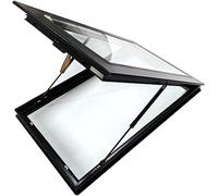 Générique Fenêtre de Toit à encastrer avec Double vitrage trempé, Trappe de Ventilation étanche pour vérandas, accès sécurisé pour éclairage Souterrain (Dimensions : 70 x 50 cm/27,6 x 19,7 po)