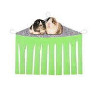 Générique Ferret Hammock, Squirrel, Multifunctional Pet Habitat, Cozy Sleeping Nest, Hanging Play Shelter for Hamster Chinchilla Dwarf Sugar Glider, Green, Blue, 45x31.5x27cm