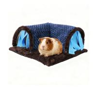 Générique Ferret Tunnel House - Removable Tube with Privacy Curtains, Fun Exercise Sleep Lair, Boosts Activity and Comfort for Hamsters Gerbils Chinchillas, Small Pet Play Accessory, Multi Color