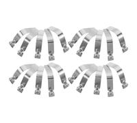 Générique Ferrures de réparation de canopée en Fer, 20 pièces, connecteur d'angle pour Cadre d'auvent à Quatre Pieds, résistance aux intempéries, Usage extérieur, compatibilité Large