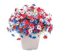 Générique Festive Bloom Display - Patio Decoration for Holiday Cheer | DIY Outdoor Artificial Flowers, Vibrant Seasonal Arrangement, Easy Setup Design, Porch Balcony Garden Accent for Home