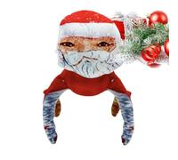 Générique Festive Santa Plush, Humorous Collectible Doll, 9.45x6.69 inches Plush with Soft Stuffing, Holiday Stuffed Doll, Christmas Dolls with Cute Design, Decorative for Living Room