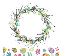 Générique Festive Spring Garland, 5ft Artificial Egg, Easter Garland with Decorative Eggs, Home Decor Tool, Holiday Accessory with Easy Use, Seasonal Supplies for Indoor Home Room Dormitory