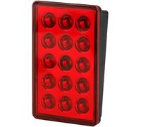 Générique Feu antibrouillard arrière Coque universelle, feu pilote, aileron arrière de voiture, coque rouge, bande Stop