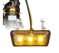 Générique Feu Arrière De La Motocyclette - Éclairage de d'Immatriculation pour Motocross | Lampe de Frein Étanche Haute Intensité Résistante aux Vibrations pour Voyage