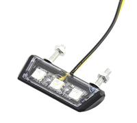Générique Feu Arrière de Motocyclette, Feu de d'Immatriculation pour Motocyclette, Lampe de Frein Étanche Haute Intensité Résistante aux Vibrations pour Voyage