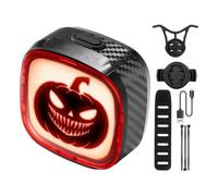 Générique Feu arrière de vélo 3 Modes Capteur Type-C Signaux Ajustables