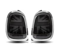 Générique Feu arrière de voiture arrière Paire de feux pour arrière pour 2014-2019 pour Mini pour Cooper F55 F56 F57 UNION JACK LCI lentille rouge feu pour avec Animation(2PCS E)