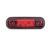 Générique Feu Arrière Universel Feu gabarit latéral 3 LED 12 V-30 V pour voiture feu d'avertissement freinage pour camion bus remorque(1x red)