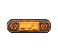 Générique Feu Arrière Universel Feu gabarit latéral 3 LED 12 V-30 V pour voiture feu d'avertissement freinage pour camion bus remorque(1x yellow)
